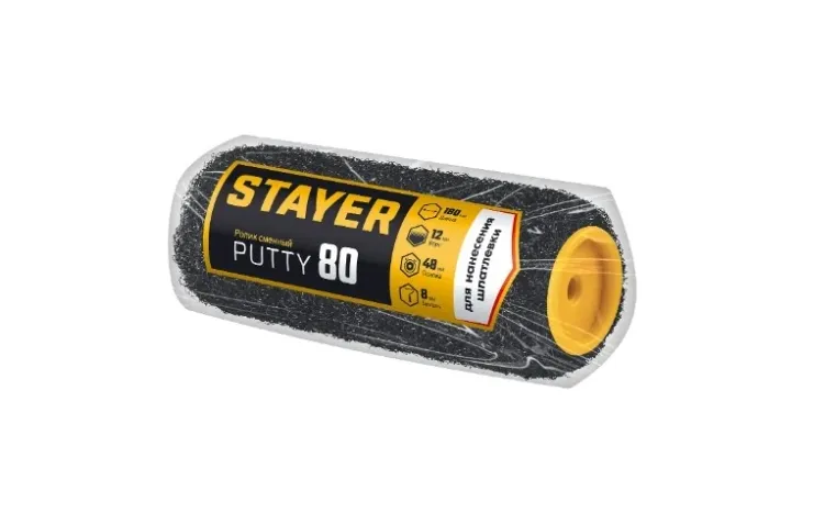 Купить Ролик для шпатлевки STAYER Putty 80 180 мм 02642-18